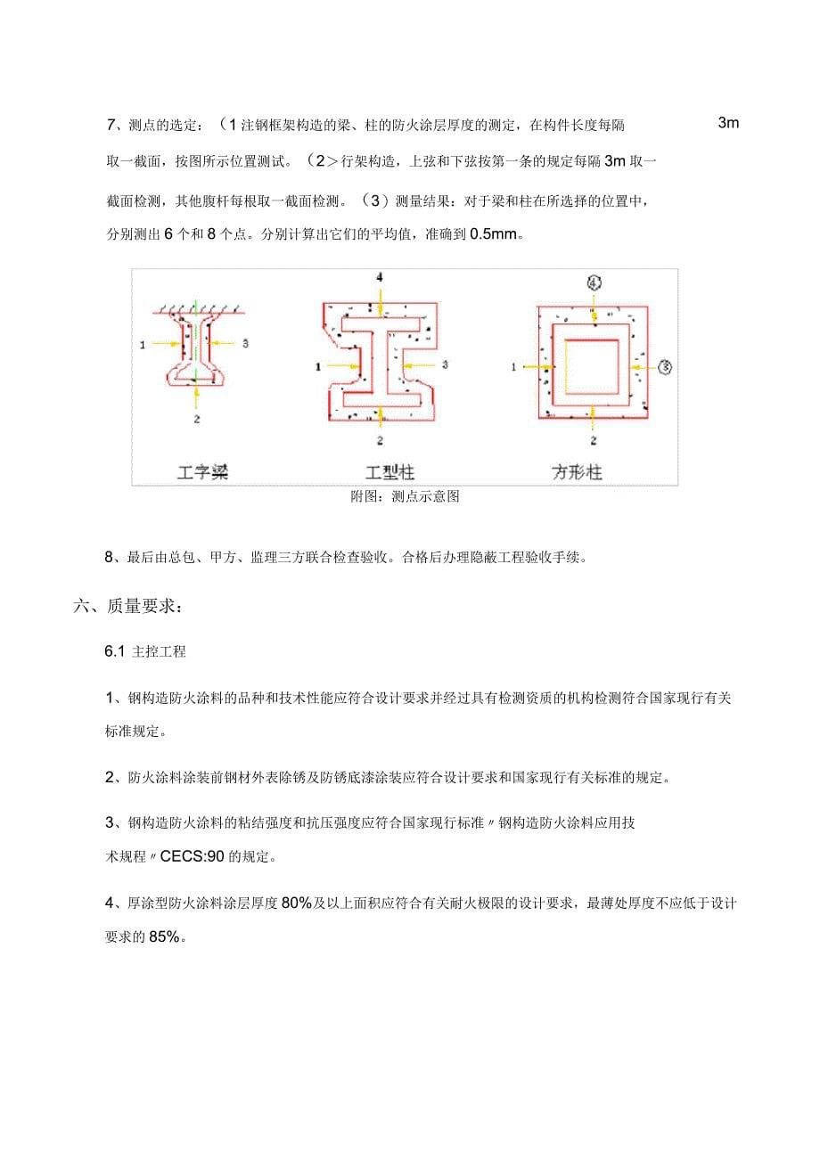 防火涂料施工方案_第5页