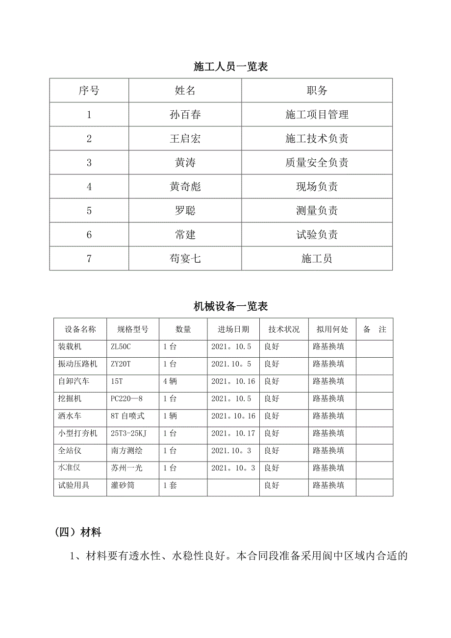 砂砾石换填施工方案实用文档_第4页