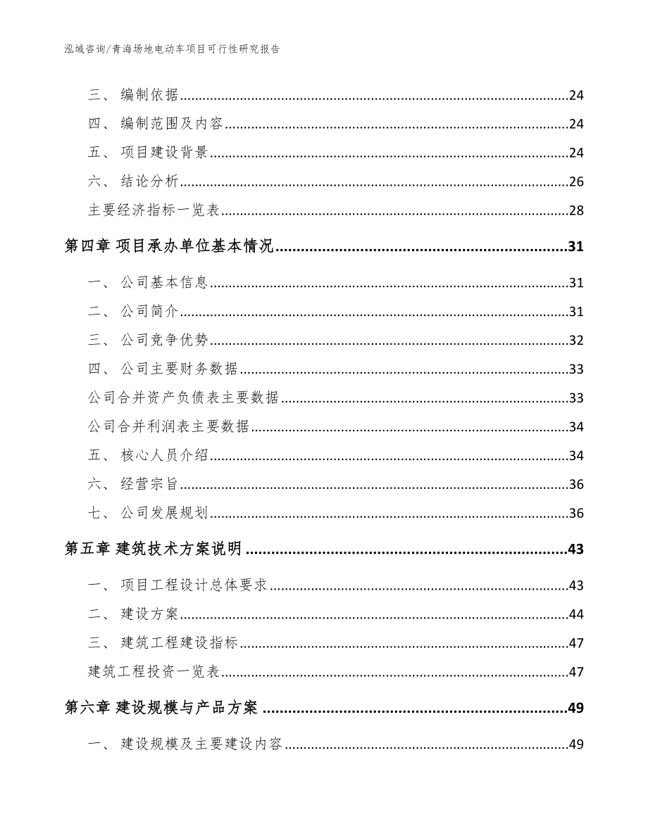 青海场地电动车项目可行性研究报告_范文模板_第3页