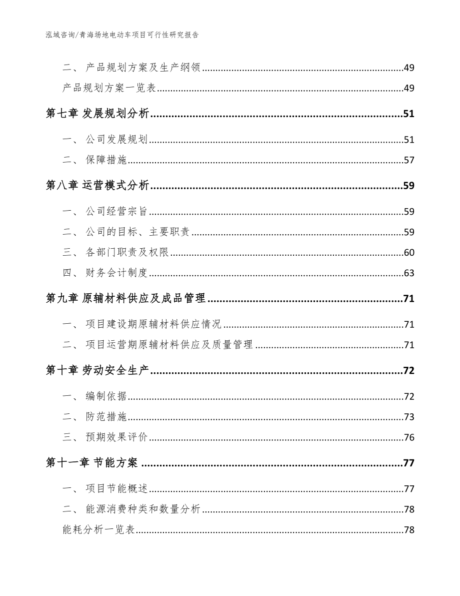青海场地电动车项目可行性研究报告_范文模板_第4页