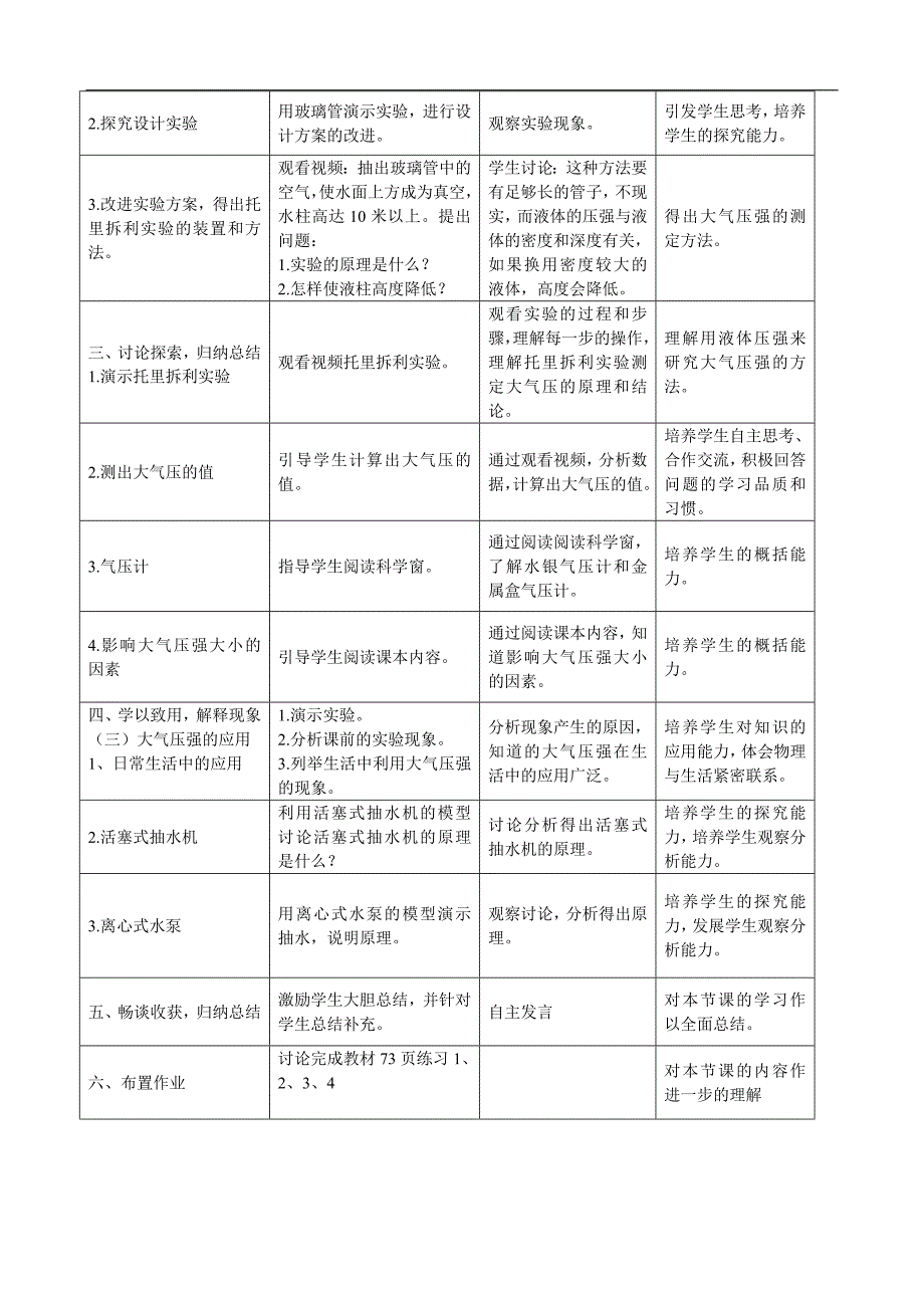 《大气压强》教案_第2页