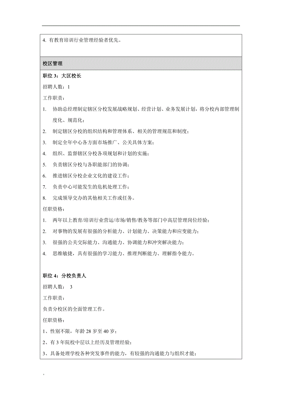 教育科技有限公司半年度招聘计划书.doc_第4页