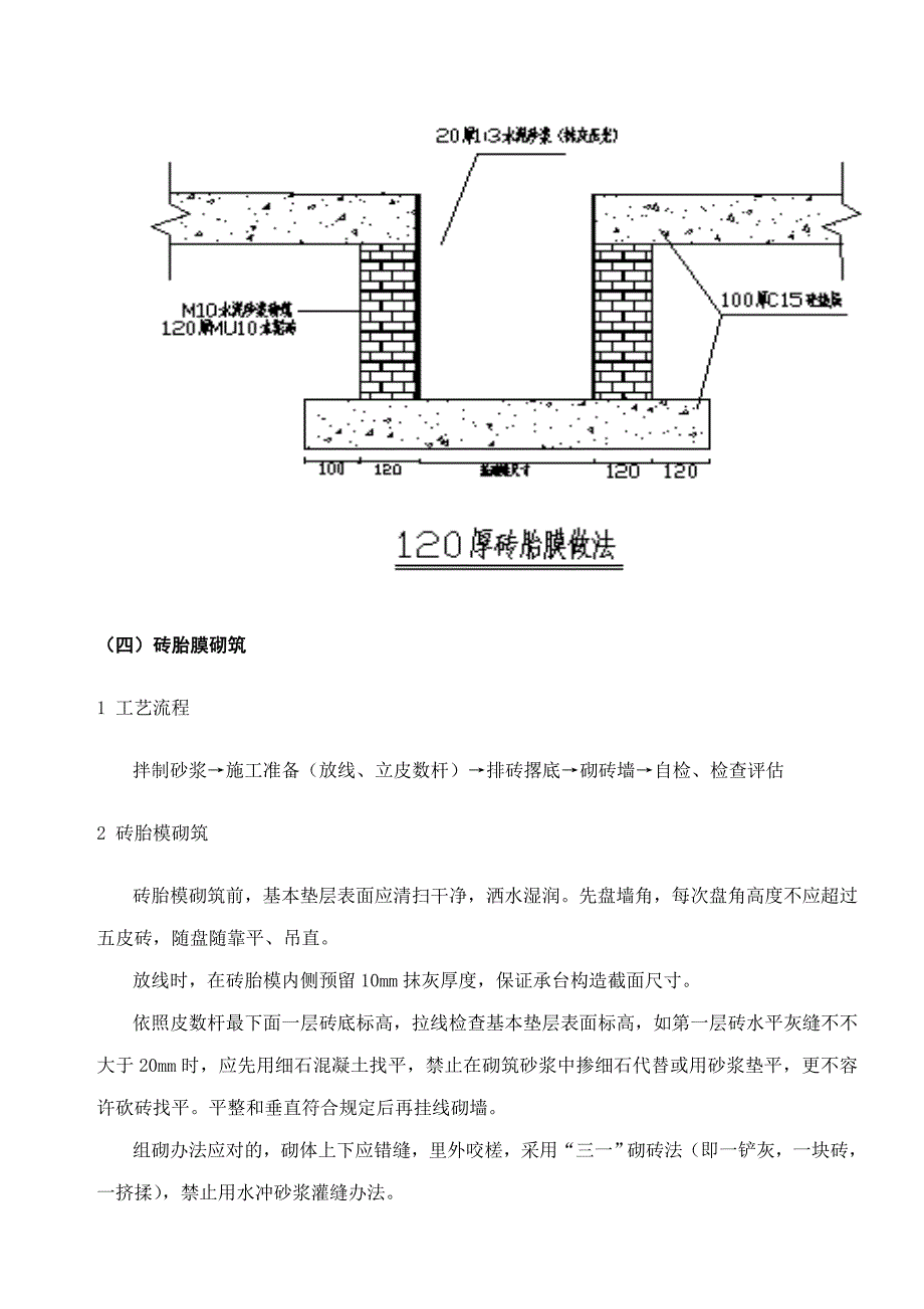 砖胎膜施工方案样本.doc_第4页