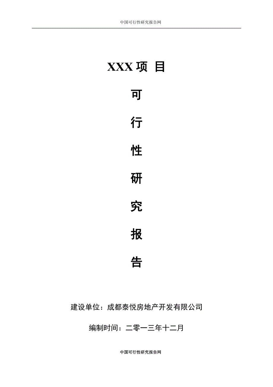 XX项目可研报告V12.25_第1页