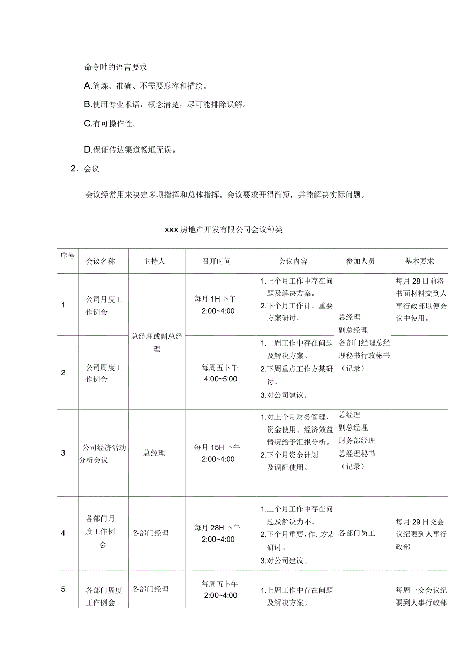 辉虹房地产开发有限公司垂直指挥系统制度_第4页