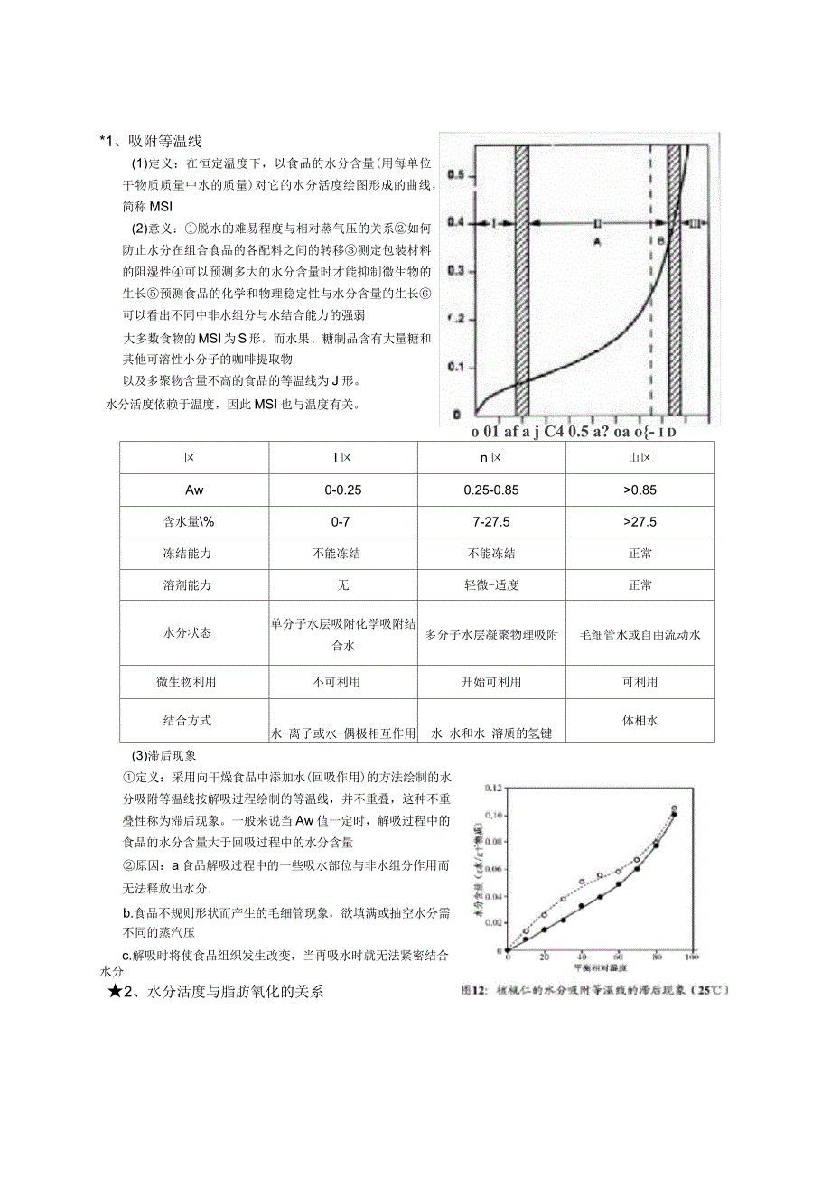 食品化学复习重点_第1页