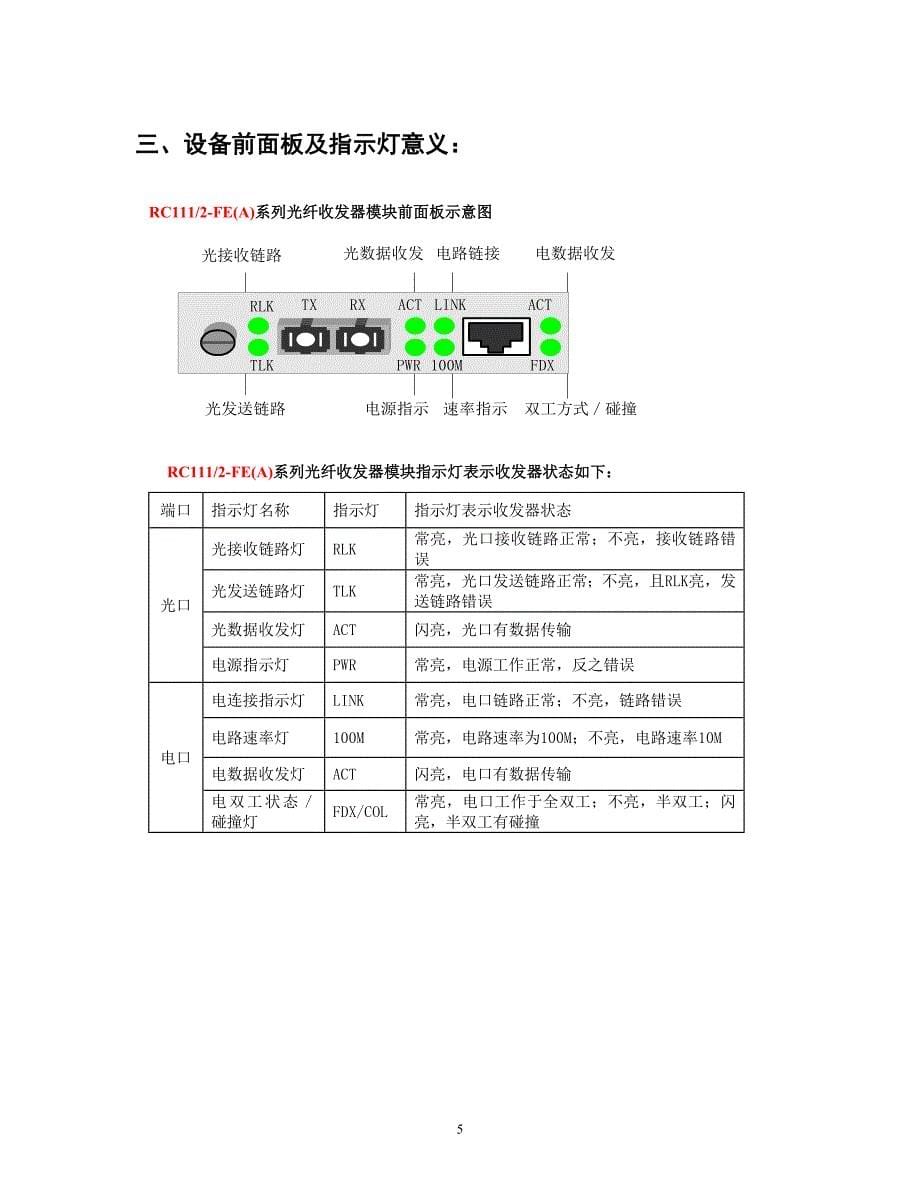 RC111、112FE 用户手册v36_第5页