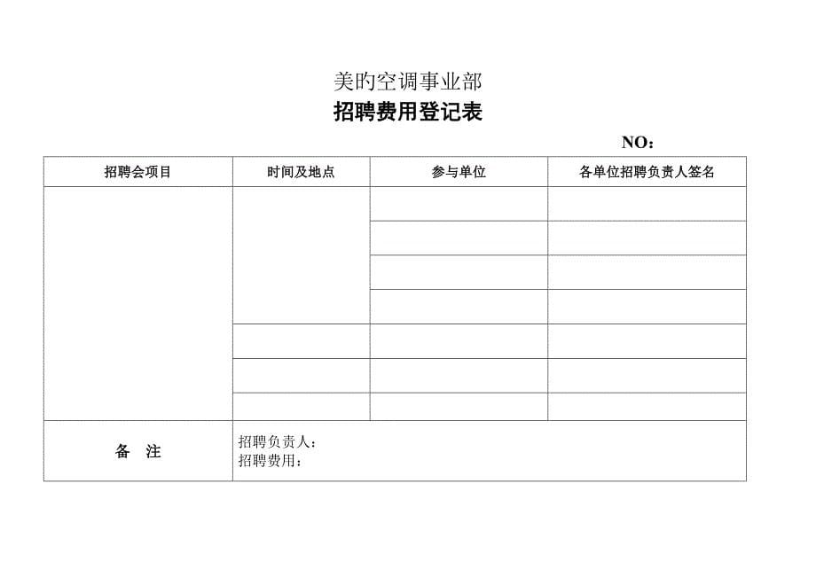 招聘成本管理统一规定_第5页