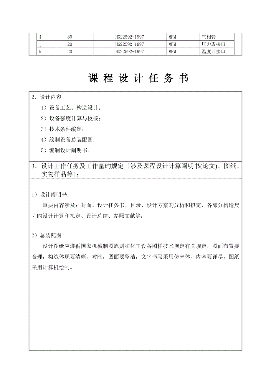 优质课程设计综合任务书液化石油气储罐设计_第4页