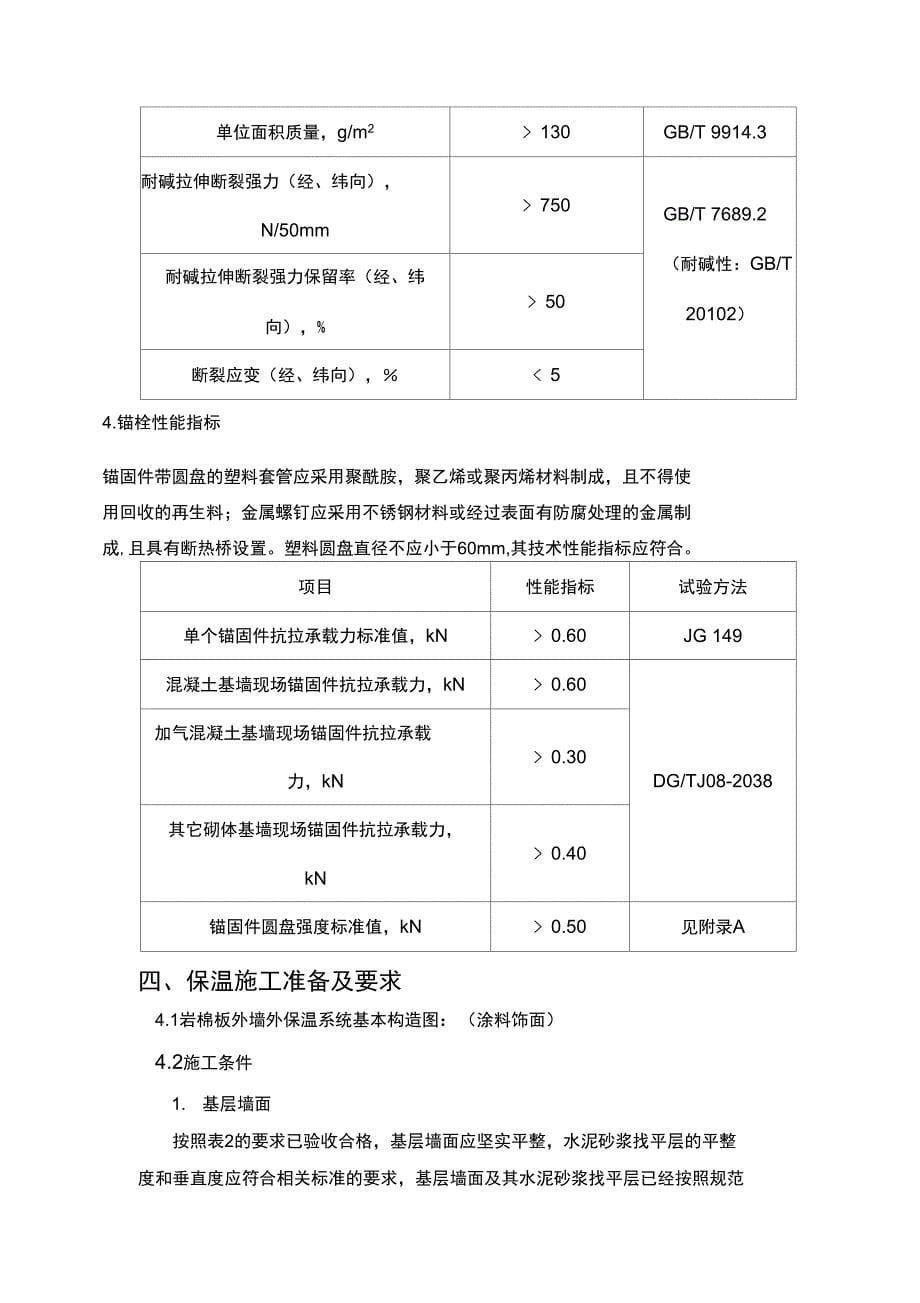 外墙岩棉板保温施工方案修改版_第5页