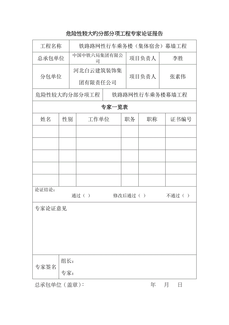 2023年专家论证全套表格_第1页