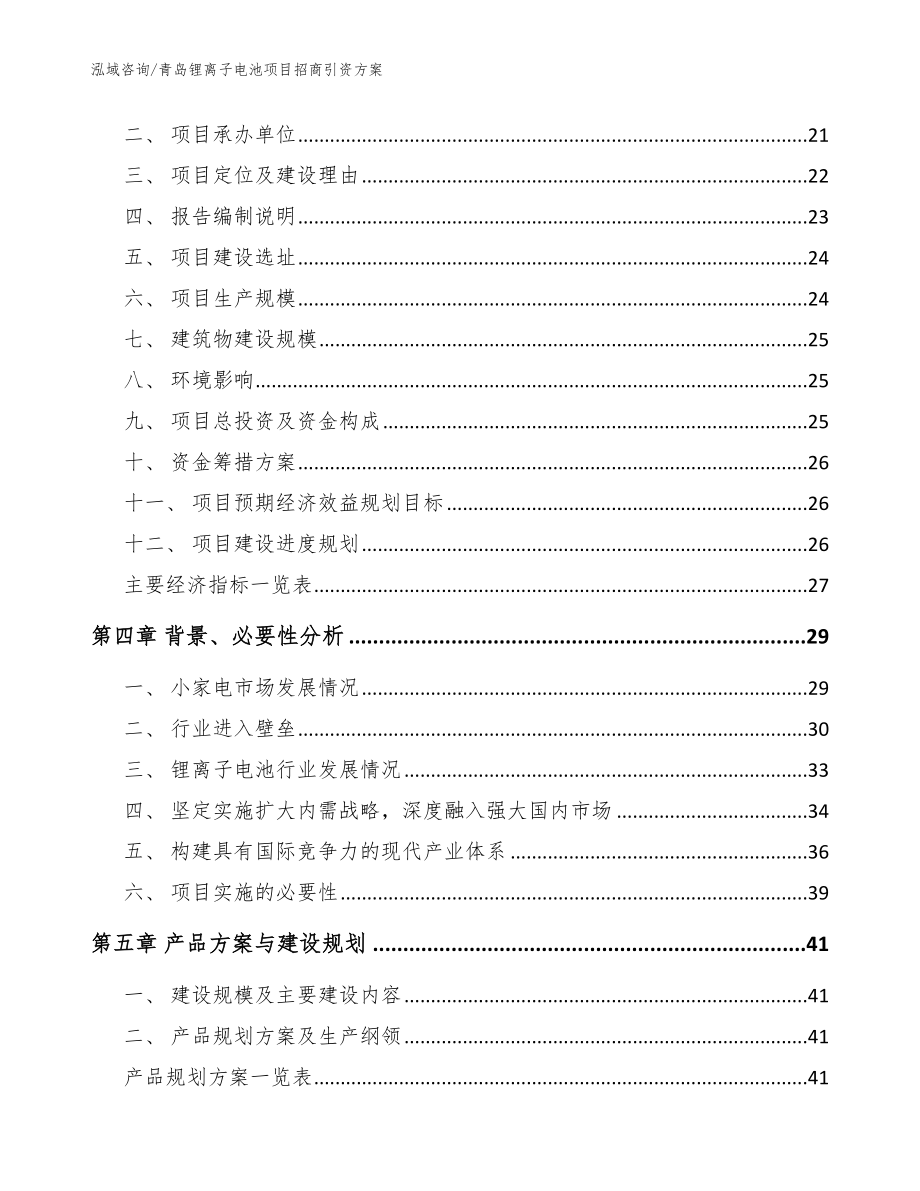 青岛锂离子电池项目招商引资方案（模板）_第3页