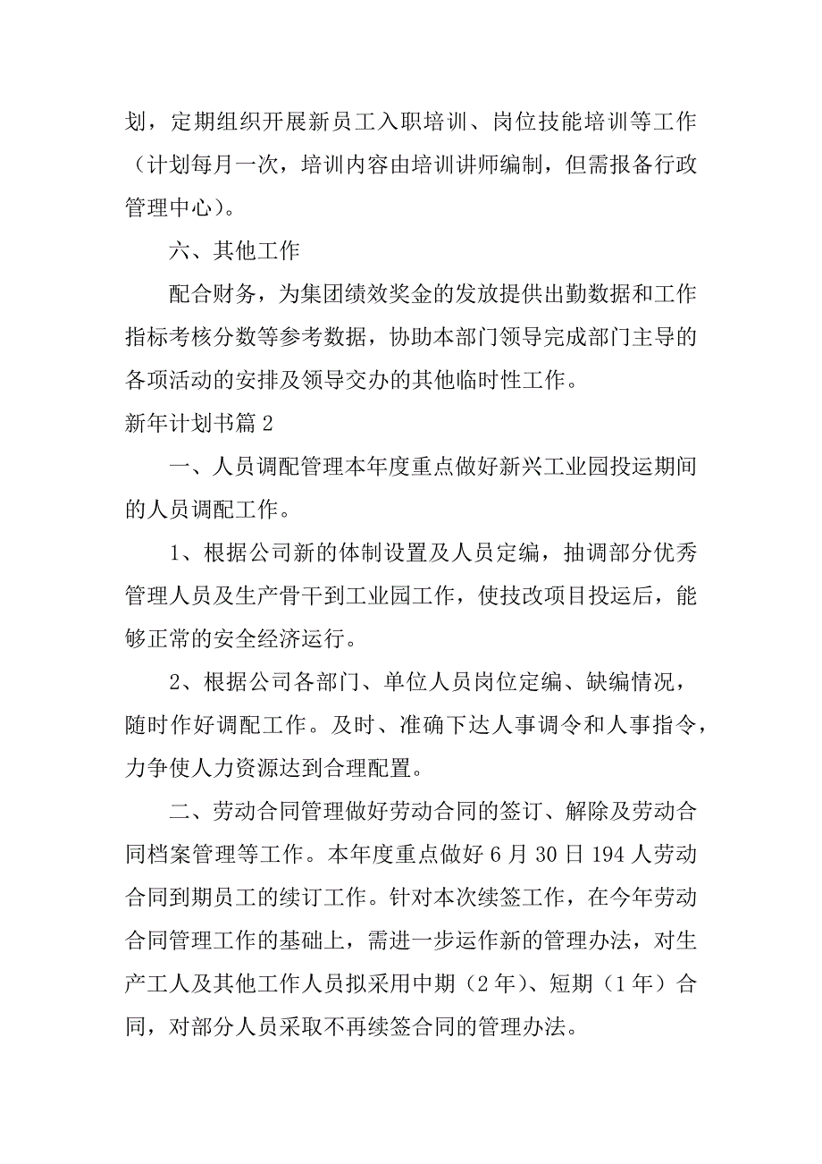 2023年新年计划书4篇_第2页