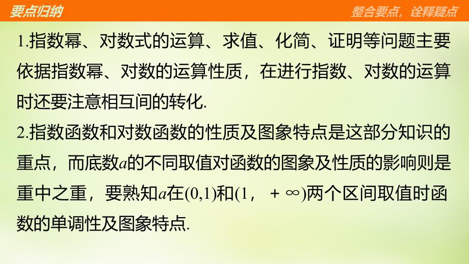 高中数学 第二章 基本初等函数Ⅰ章末复习提升课件 新人教A版必修_第4页