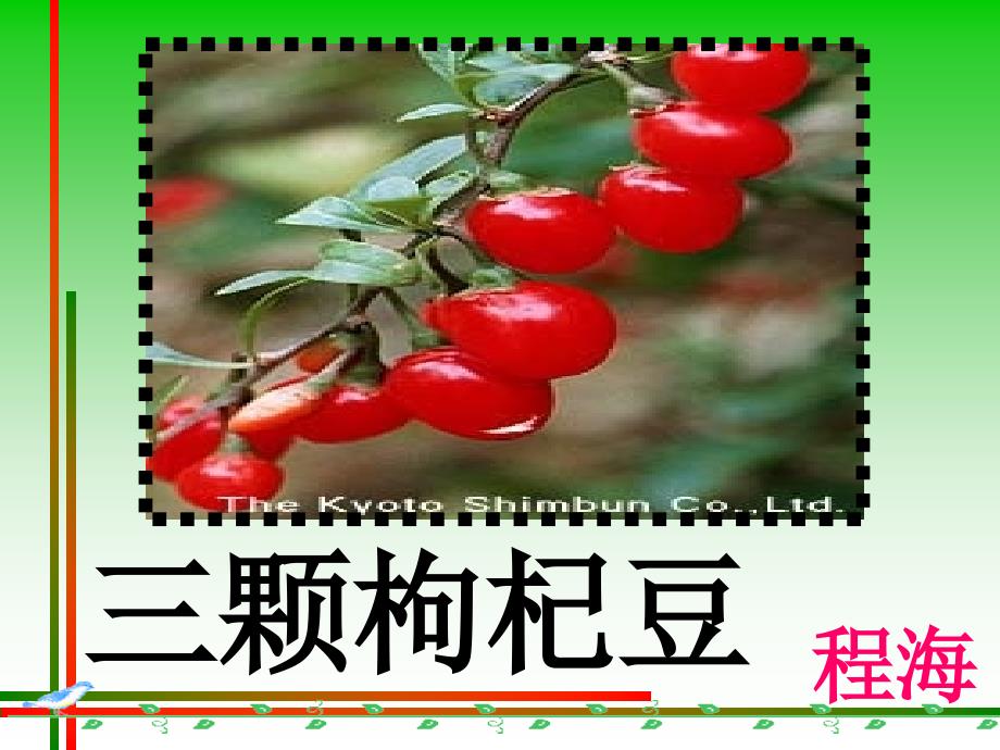 《三颗枸杞豆一》PPT课件.ppt_第1页