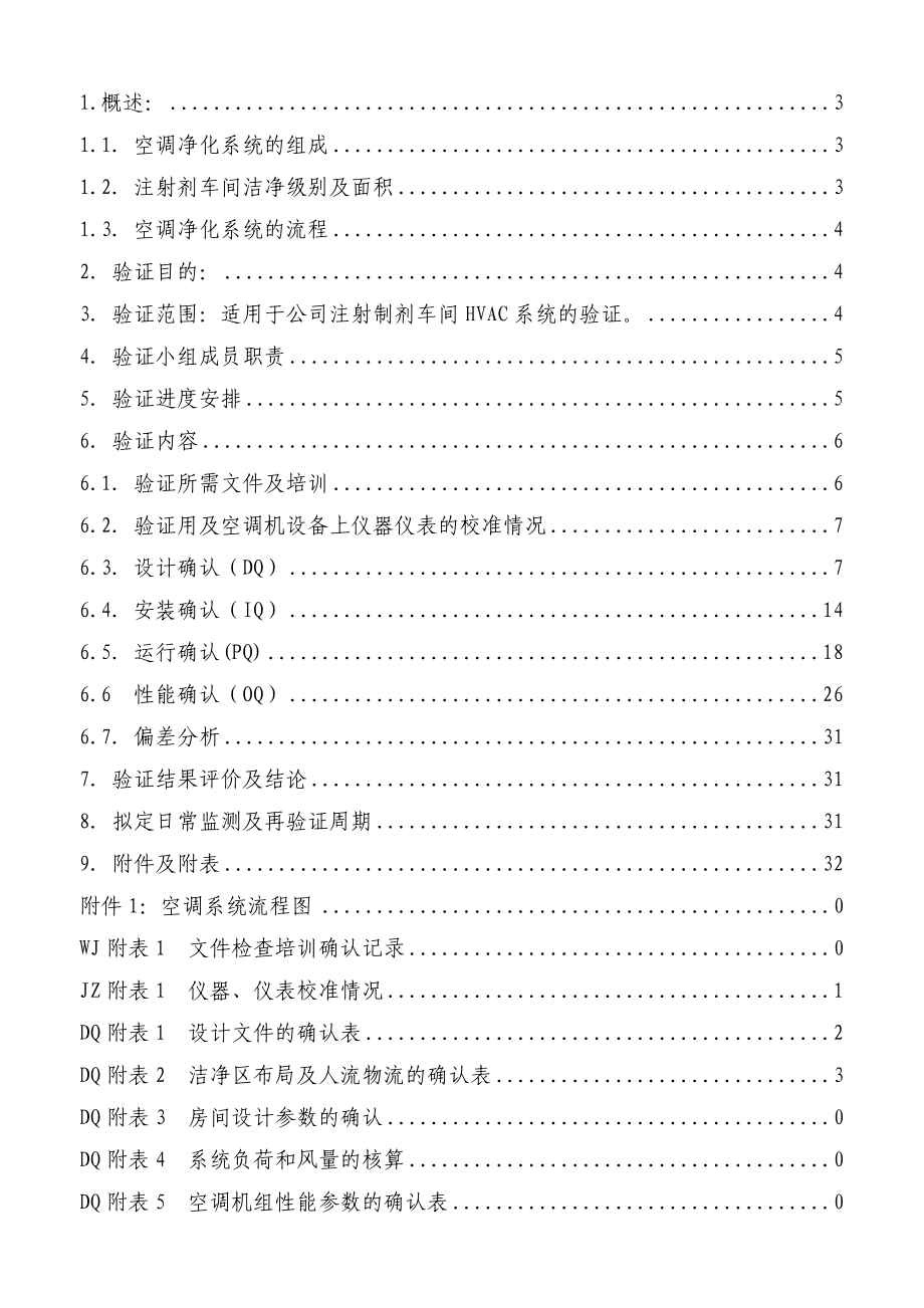 洁净厂房空调净化系统验证方案_第2页