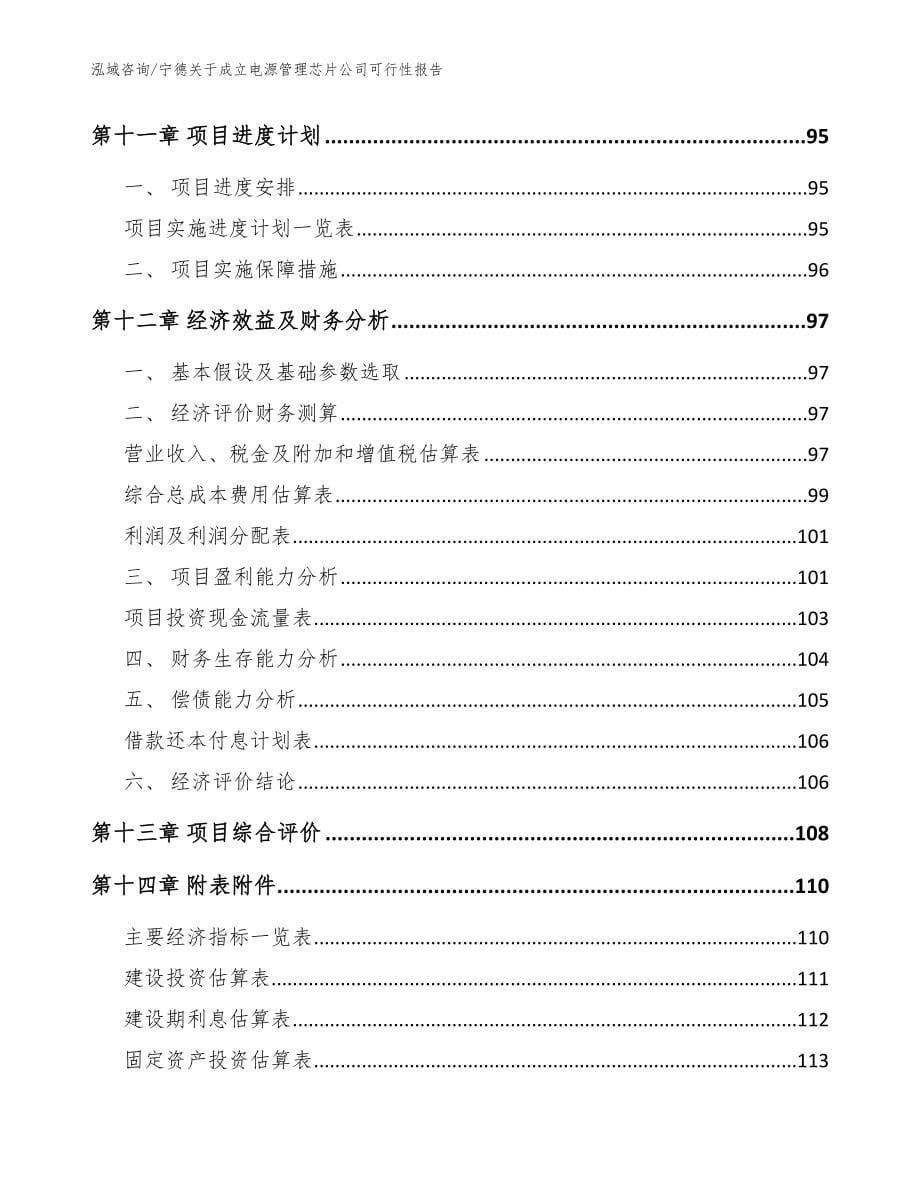 宁德关于成立电源管理芯片公司可行性报告_模板_第5页