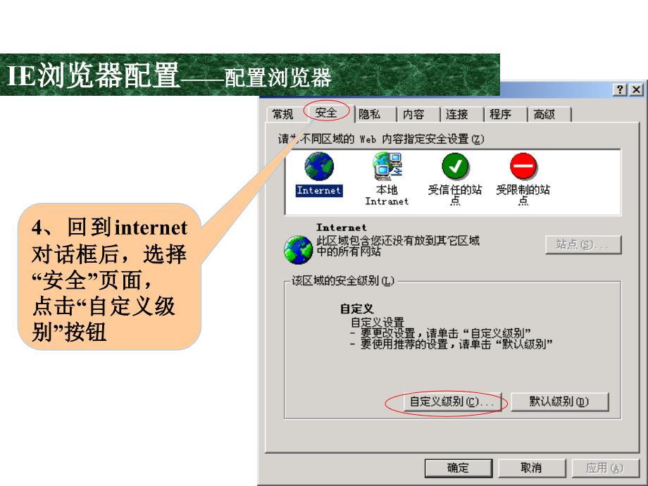 进入桌面IE点击菜中的工具internet选项_第4页