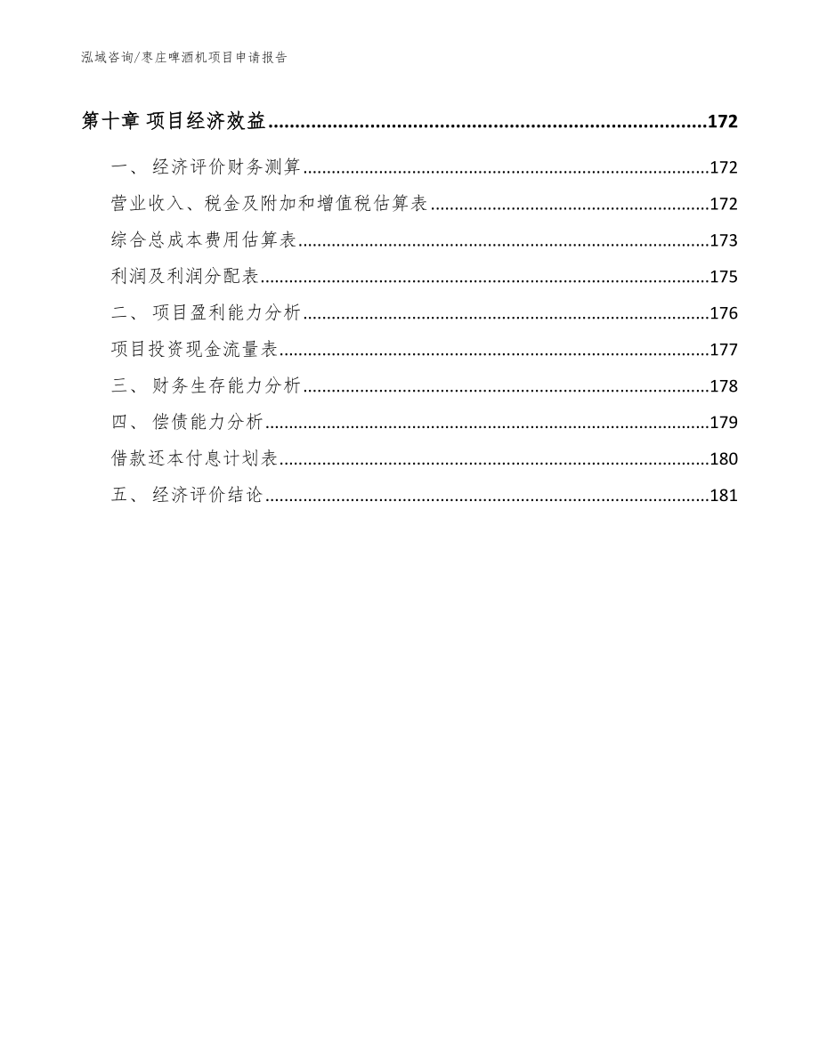 枣庄啤酒机项目申请报告_第4页
