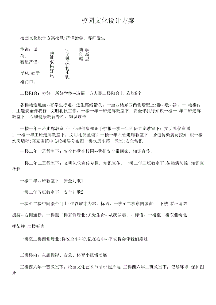 校园文化设计方案_第1页