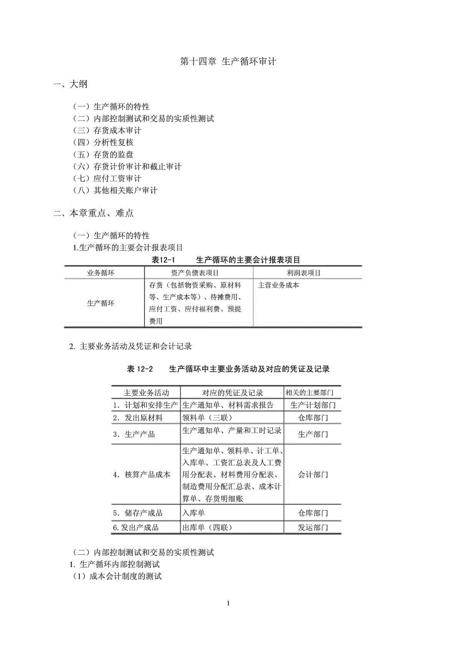 第十四章 生产循环审计_第2页