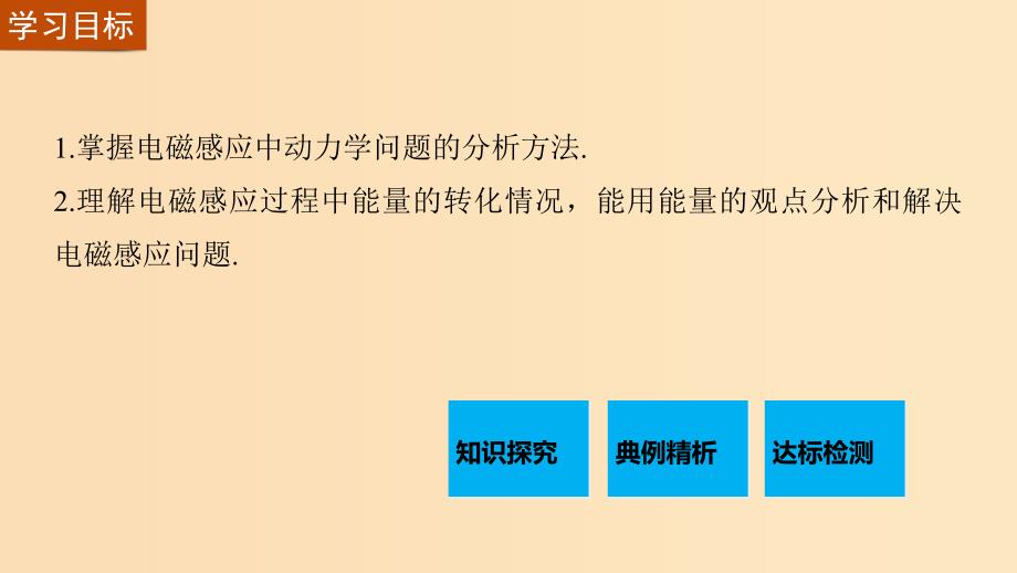 2018-2019学年高中物理 第一章 电磁感应 4 电磁感应中的能量转化与守恒课件 教科版选修3-2.ppt_第2页