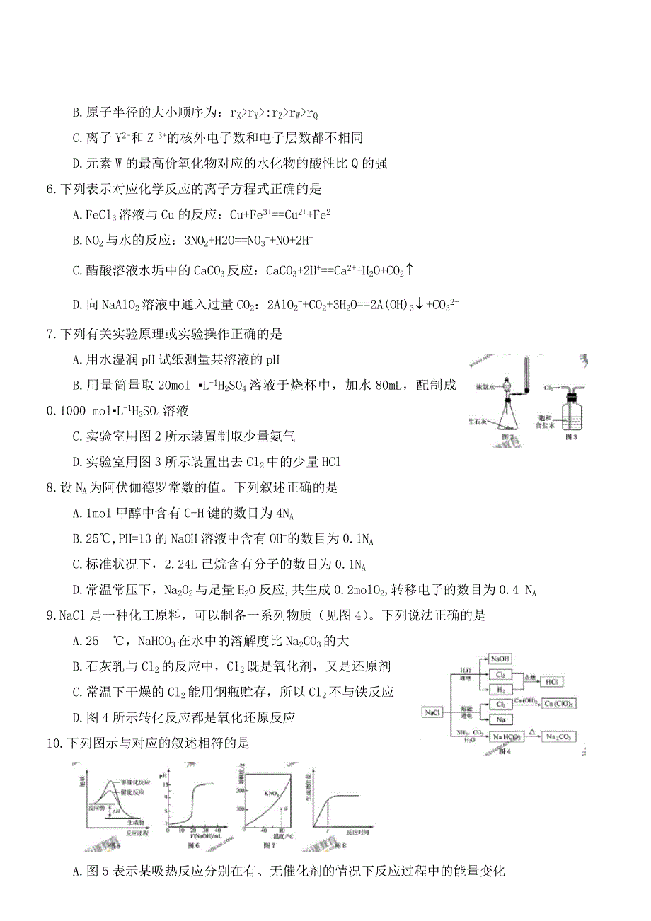 2011年普通高校招生考试江苏卷化学(word).doc_第2页