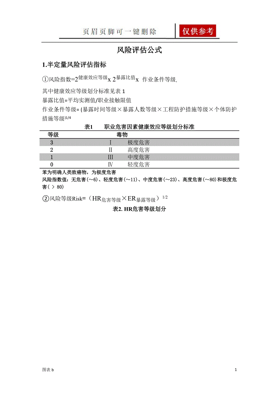风险评估公式【优质内容】_第1页