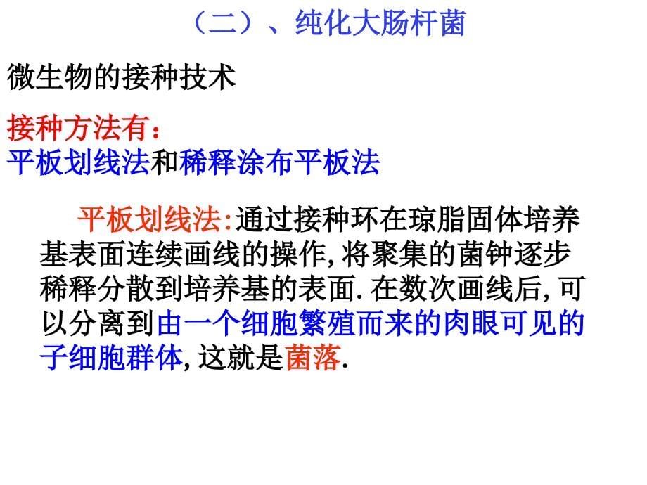 高二生物选修1专题2课题1微生物的实验室培养(_第5页