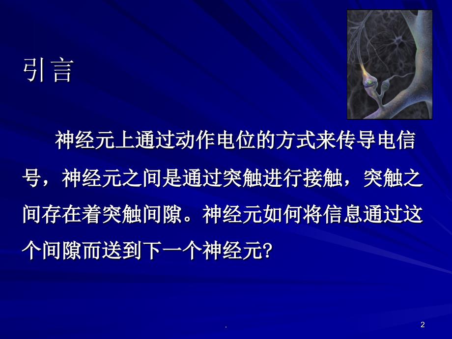 神经电信号的传递PPT精选文档_第2页