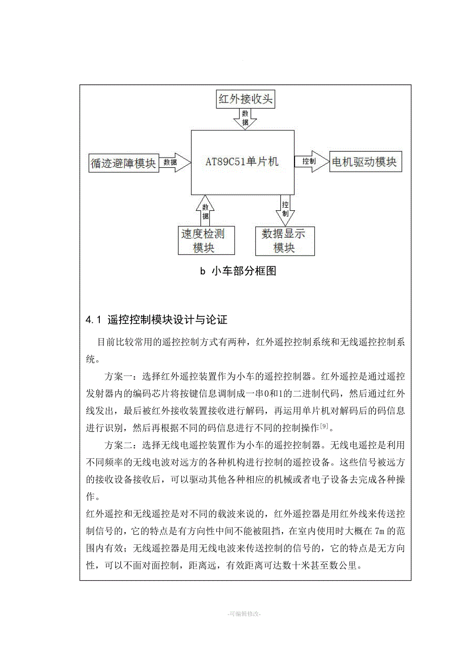 基于单片机智能小车论文开题报告.doc_第4页