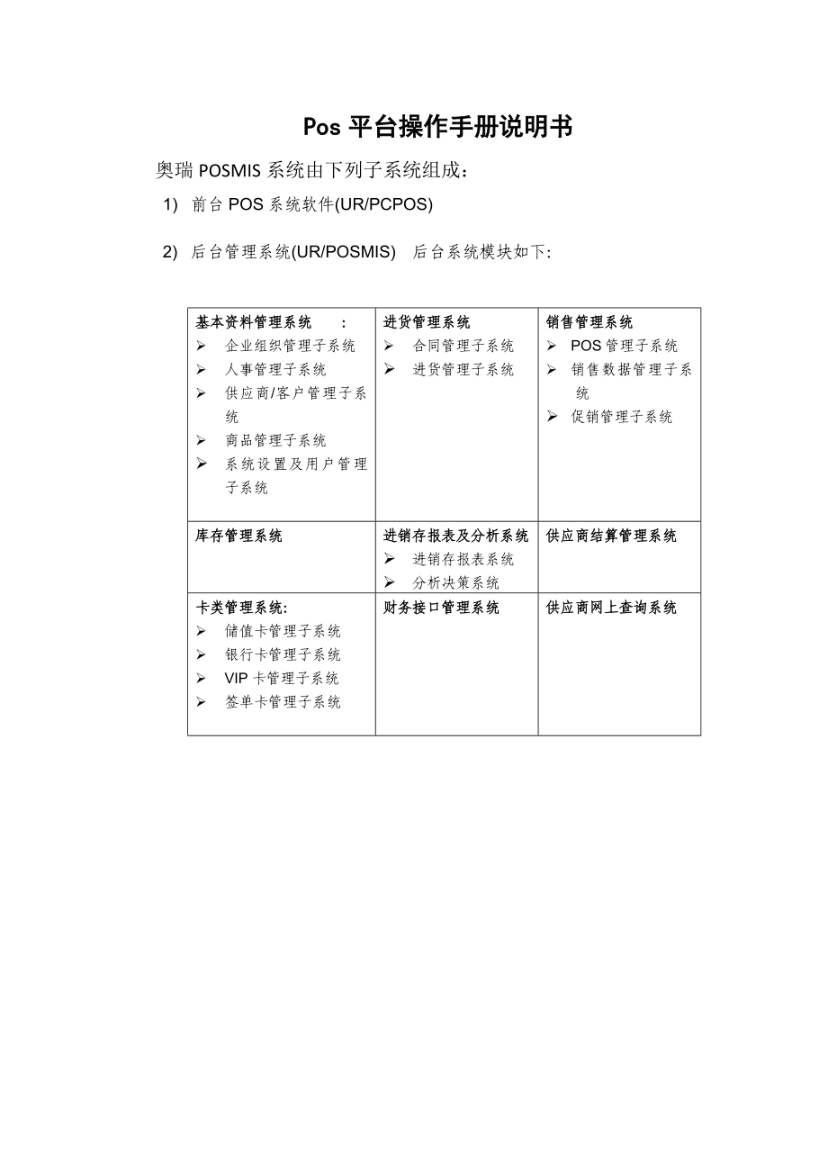 pos操作手册2_第1页