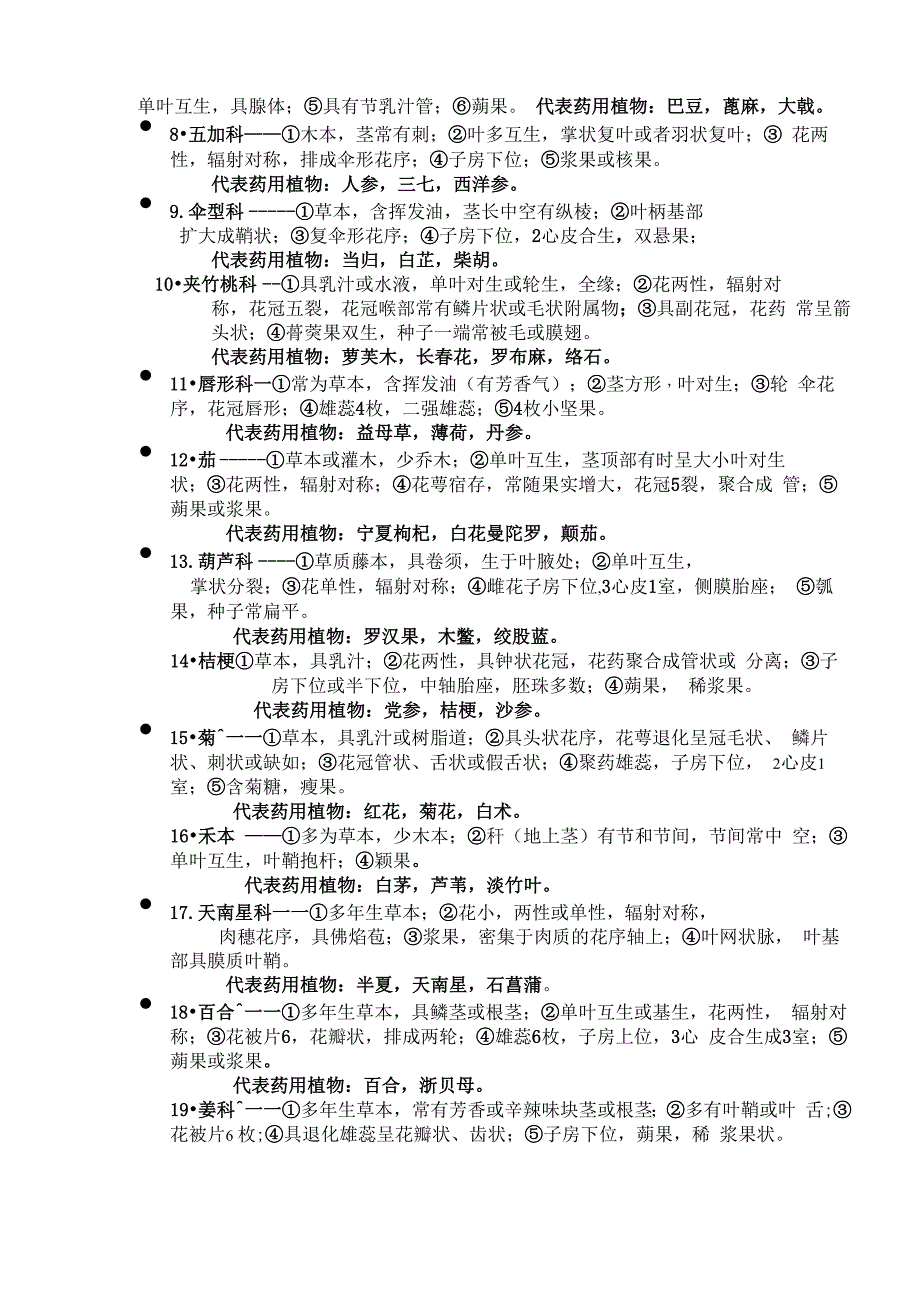 药用植物学复习资料_第4页