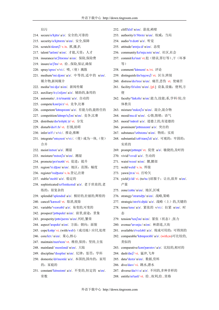 高考英语-600高频词汇(有中文和音标).doc_第4页