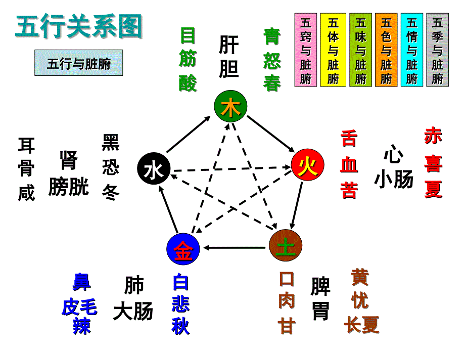 中医基础理论-四诊课件资料：阴阳五行与身体健康_第3页