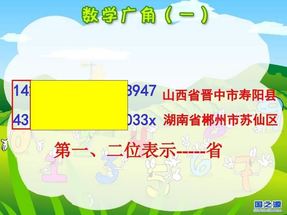 人教版五年级上册数学广角数字编码之身份证教学课件_第5页