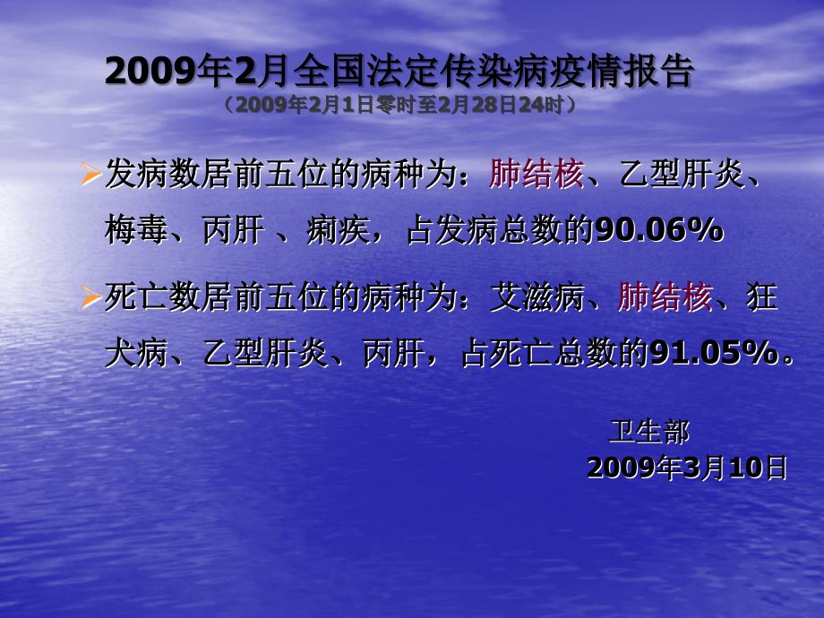 发病数居前五位的病种为肺结核乙型肝炎梅毒丙肝_第1页