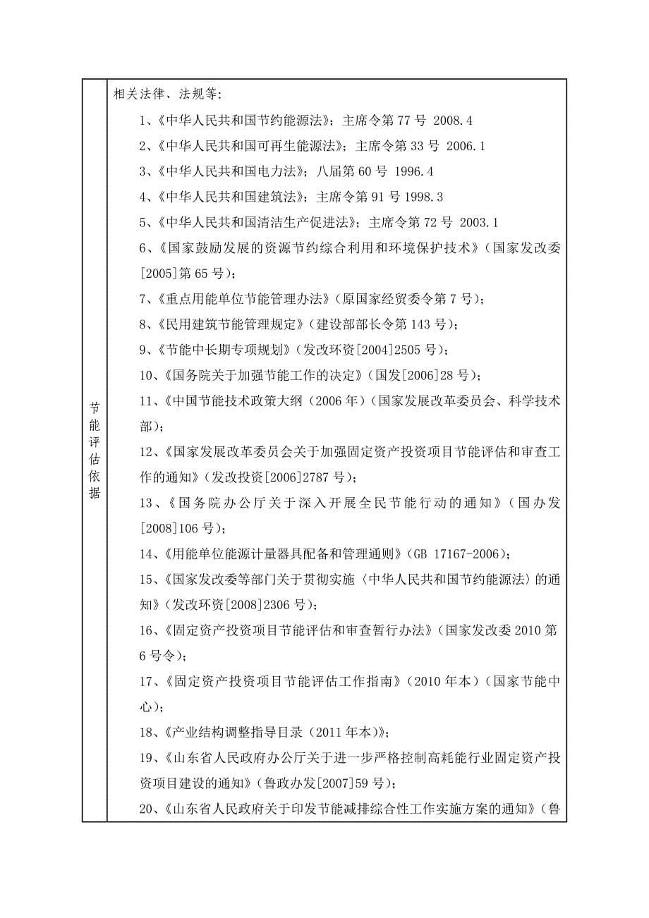 万泰节能评估报告表_第5页