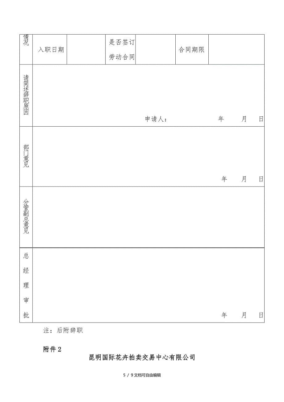 员工离职管理规定及流程_第5页