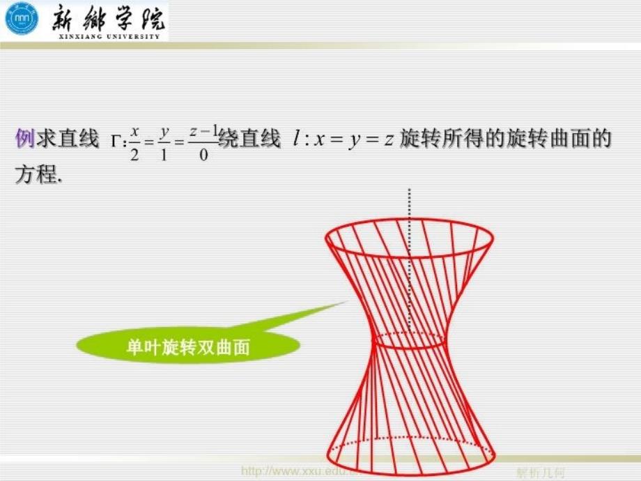 最新单叶双曲面与双曲抛物面直母线幻灯片_第3页