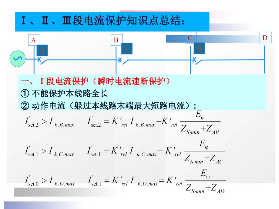 三段式电流保护知识点总结LQP_第1页