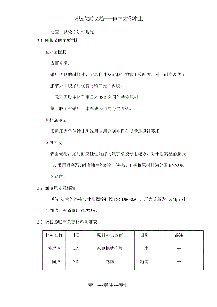 橡胶膨胀节结构说明书_第2页