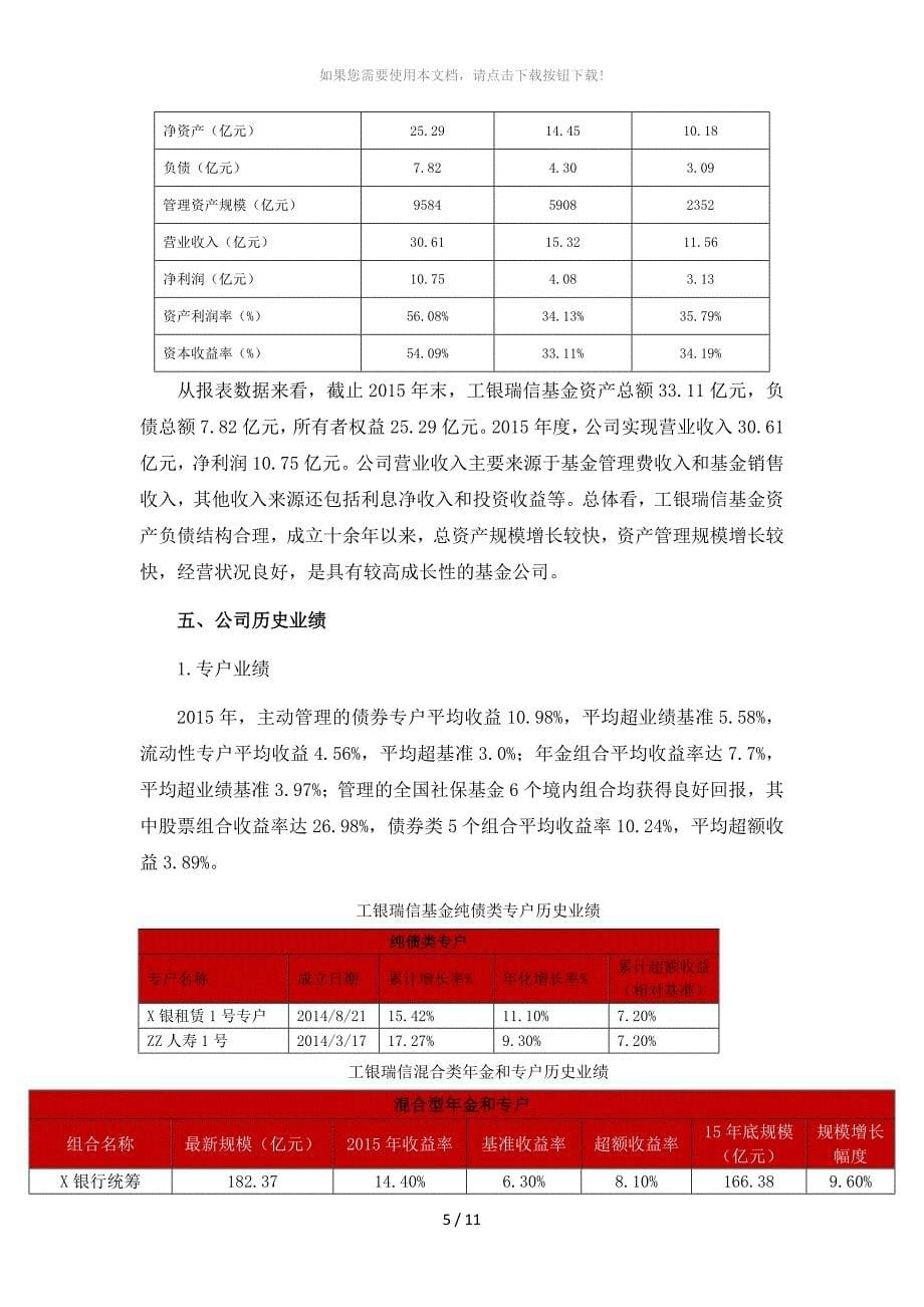 工银瑞信公司简介_第5页