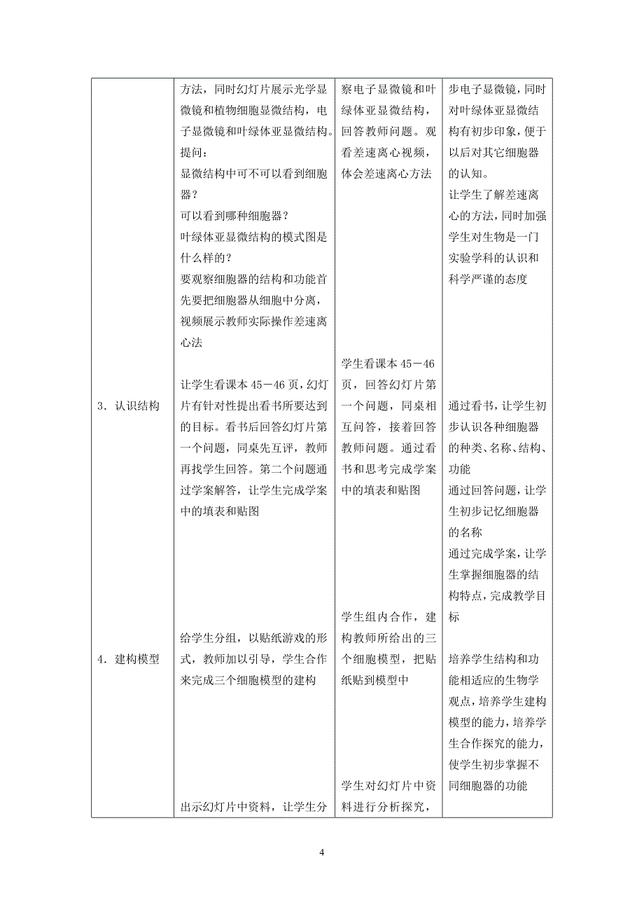 《细胞器-系统内的分工合作》教学设计.doc_第4页