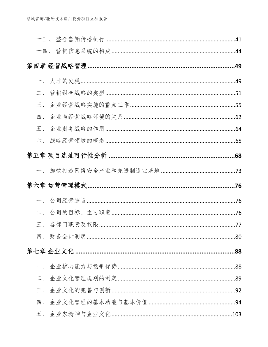 轮胎技术应用投资项目立项报告模板_第3页