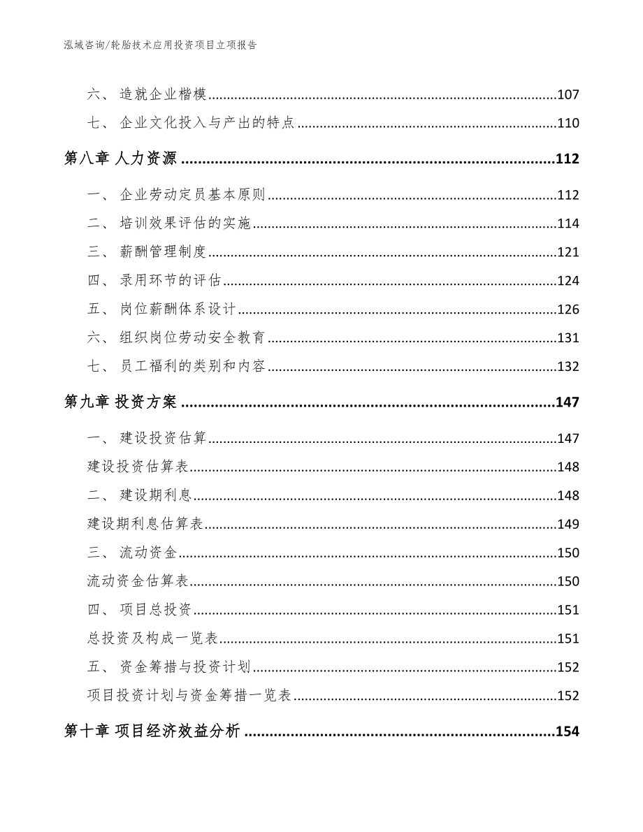 轮胎技术应用投资项目立项报告模板_第4页