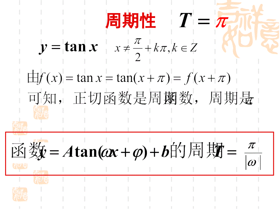 143正切函数的图像和性质_第3页