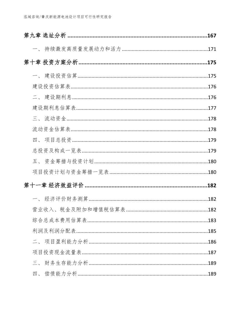 肇庆新能源电池设计项目可行性研究报告【参考范文】_第5页