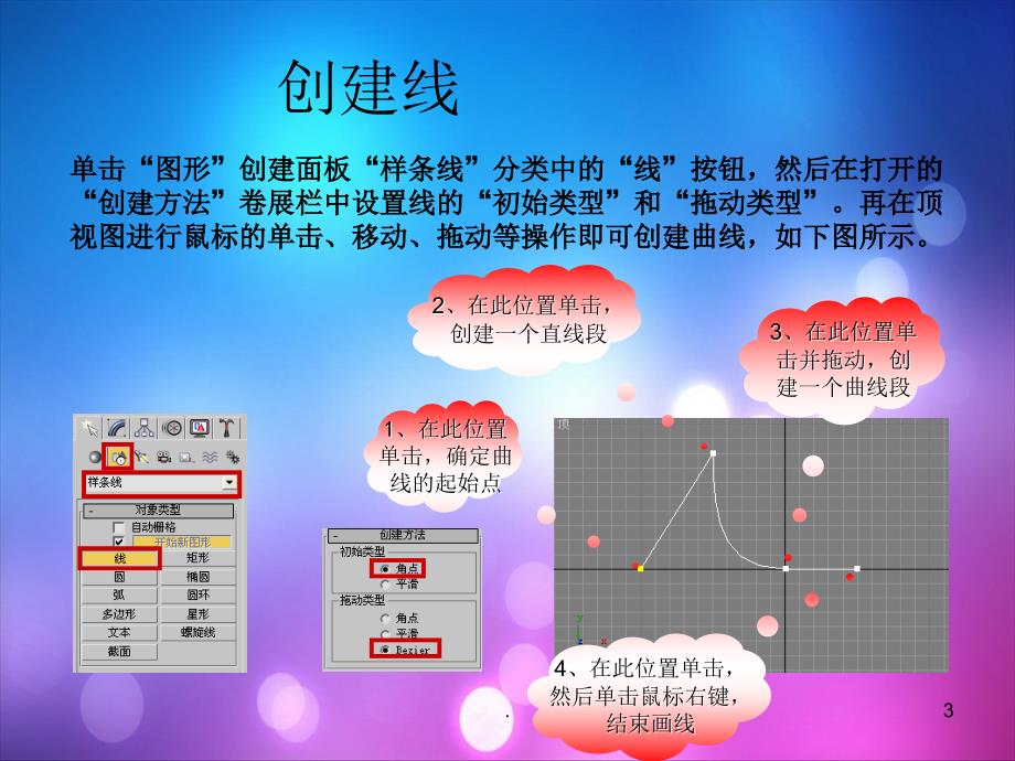 3DMax创建二维图形课堂PPT_第3页