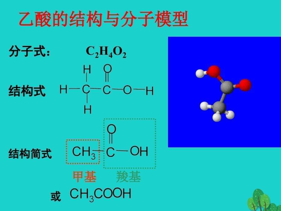 浙江省桐乡市高三化学 乙酸复习课件 新人教版_第5页